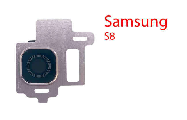 Стекло камеры в сборе для Samsung Galaxy s8 розовый - фото, картинка Стекло камеры в сборе для Samsung Galaxy s8 розовый - фото
