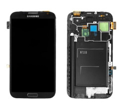Экран (модуль) в раме Samsung Galaxy Note II N7100 (черный)