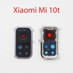 Объектив камеры в сборе для Xiaomi Mi 10T серебро
