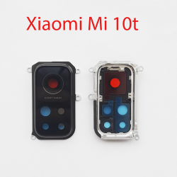 Объектив камеры в сборе для Xiaomi Mi 10T серебро