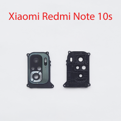 Объектив камеры в сборе для Xiaomi Redmi Note 10, 10s зеленый