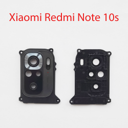 Стекло камеры в сборе для Xiaomi Redmi Note 10, 10s черный