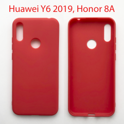 Чехол бампер Huawei Y6 2019, Honor 8a красный
