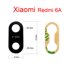 Стекло камеры заднего вида для Xiaomi Redmi 6A