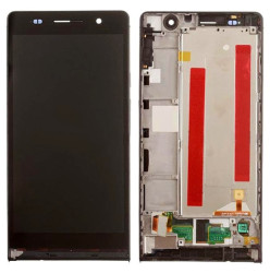 Экран (модуль) в раме Huawei Ascend P6 (P6-U06) черный