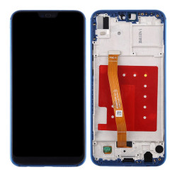 Экран (модуль) в раме Huawei P20 lite (синий)