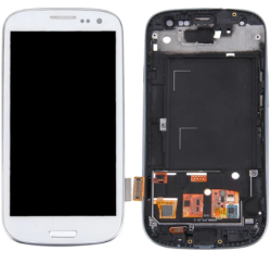 Экран (модуль) в раме Samsung Galaxy S3 (i9300) белый
