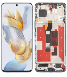 Экран (модуль) в раме Honor 90 (REA-NX9) зеленый