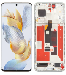 Экран (модуль) в раме Honor 90 (REA-NX9) голубой