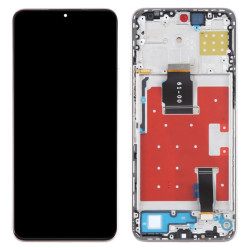 Экран (модуль) в раме Honor 90 lite (CRT-LX1), Honor X8a (серебристый)