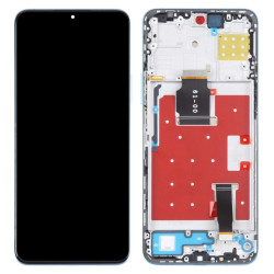 Экран (модуль) в раме Honor 90 lite (CRT-LX1), Honor X8a (голубой)