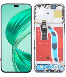 Экран (модуль) в раме Honor X8b (LLY-LX1) серебристый