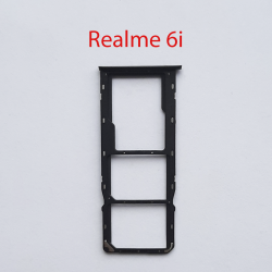 Cим-лоток (Sim-слот) Realme 6i черный