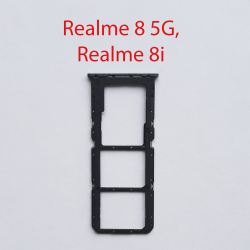 Cим-лоток (Sim-слот) Realme 8 5g, 8i черный