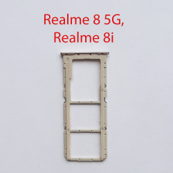 Cим-лоток (Sim-слот) Realme 8 5g, 8i золото