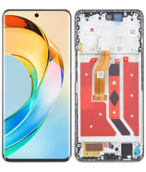 Экран (модуль) в раме Honor X9b (ALI-NX1), Honor X50 (ALI-AN00) золотистый
