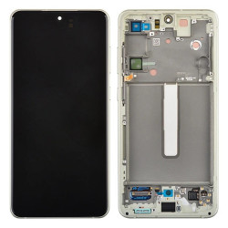 Экран (модуль) в раме ОРИГИНАЛ Samsung Galaxy S21 FE 5G (G990) зеленый