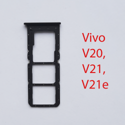 Cим-лоток (Sim-слот) Vivo v20, v21, v21s золото