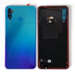 Задняя крышка со сканером отпечатка пальца Huawei P30 Lite (MAR-LX1M) синий