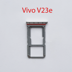 Cим-лоток (Sim-слот) Vivo V23E серебро