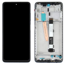 Экран (модуль) в раме Xiaomi Poco X3 NFC, Poco X3 Pro (черный)