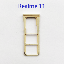 Cим-лоток (Sim-слот) Realme 11 (RMX3636) желтый