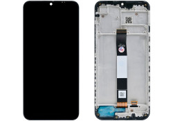 Экран (модуль) в раме Xiaomi Redmi 9c (черный)