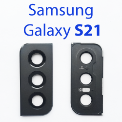 Стекло камеры в сборе для Samsung Galaxy S21 5G SM-G9910 черный