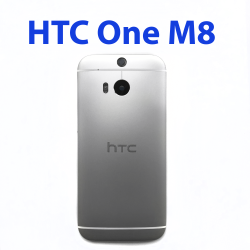 Задняя крышка HTC One M8 серебро