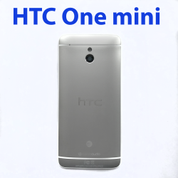 Задняя крышка HTC One mini серебро
