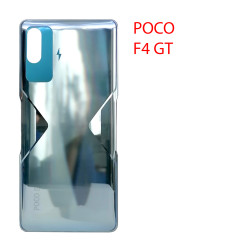 Задняя крышка (стекло) для Xiaomi Poco F4 GT (серебристый)