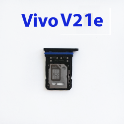 Cим-лоток (Sim-слот) Vivo V21E 5G черный