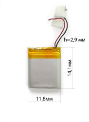 АКБ bluetooth-гарнитур и GPS-навигаторов 380 mah №2