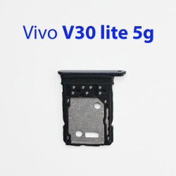 Cим-лоток (Sim-слот) Vivo V30 Lite черный