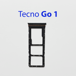 Cим-лоток (Sim-слот) Tecno Spark Go 1 белый