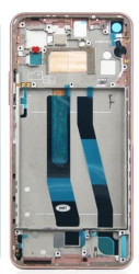 Средняя часть корпуса с рамкой Xiaomi Mi 11 Lite 4G (розовый)