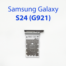 Cим-лоток (Sim-слот) Samsung Galaxy S24, S24 FE, S24 Ultra черный