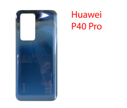 Задняя крышка (стекло) Huawei P40 Pro ELS-NX9 серебро