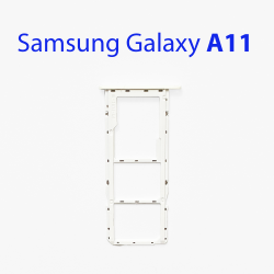 Cим-лоток (Sim-слот) Samsung Galaxy A11 SM-A115F белый