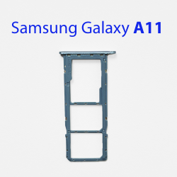 Cим-лоток (Sim-слот) Samsung Galaxy A11 SM-A115F синий