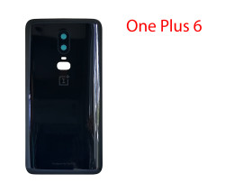 Задняя крышка (стекло) для OnePlus 6 в сборе (зеркальный черный)