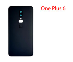 Задняя крышка (стекло) для OnePlus 6 в сборе (полночный черный)