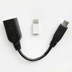 OTG-кабель micro-usb и lightning