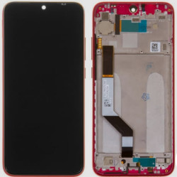 Экран (модуль) в раме Xiaomi Redmi Note 7 (красный)