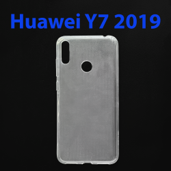 Чехол бампер Huawei Y7 2019 прозрачный