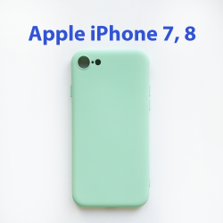Чехол бампер Apple iPhone 7, 8, SE2 2020 (голубой)