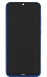 Экран (модуль) в раме Xiaomi Redmi Note 8 (синий)