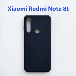 Чехол накладка для Xiaomi Redmi Note 8, Note 8t синий