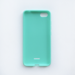 Чехол бампер для Xiaomi Redmi 6A бирюзовый- фото2