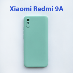 Чехол бампер для Xiaomi Redmi 9A Голубой